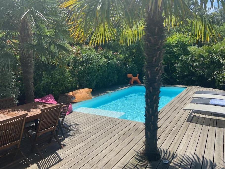 Villa Arcachon 12 Pers Avec Piscine Chauffee 1 Mai Au 30 Sept מראה חיצוני תמונה